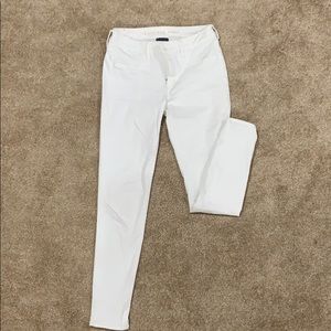 American Eagle White Jeggings